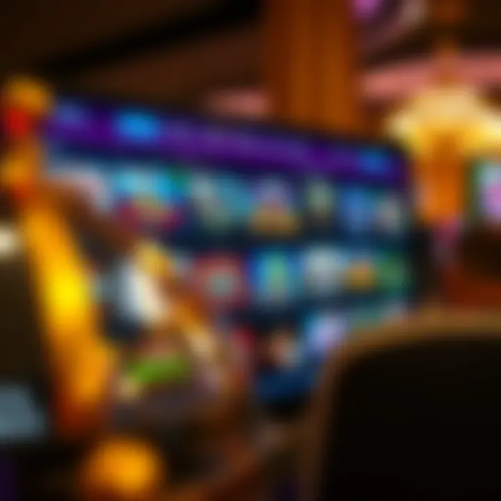 User interface showcasing game selection and navigation on au.casino mate platform