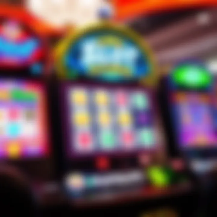 Colorful online slot machine with vibrant symbols and jackpot display