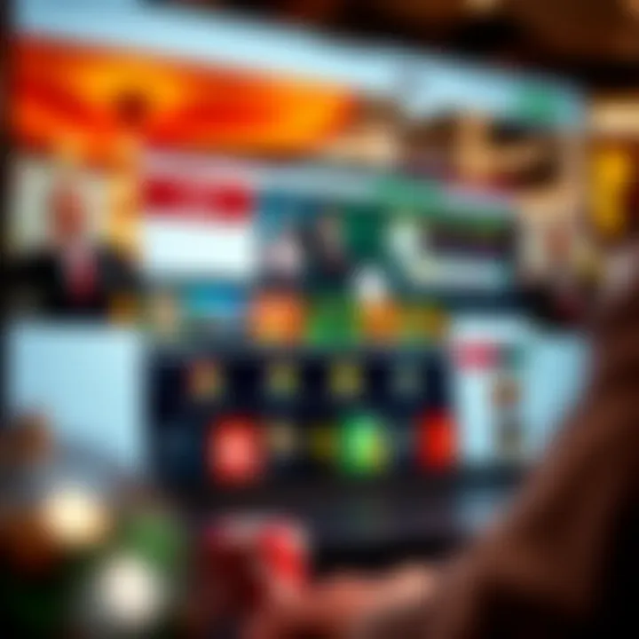 User-friendly casino website layout showing easy navigation and support options