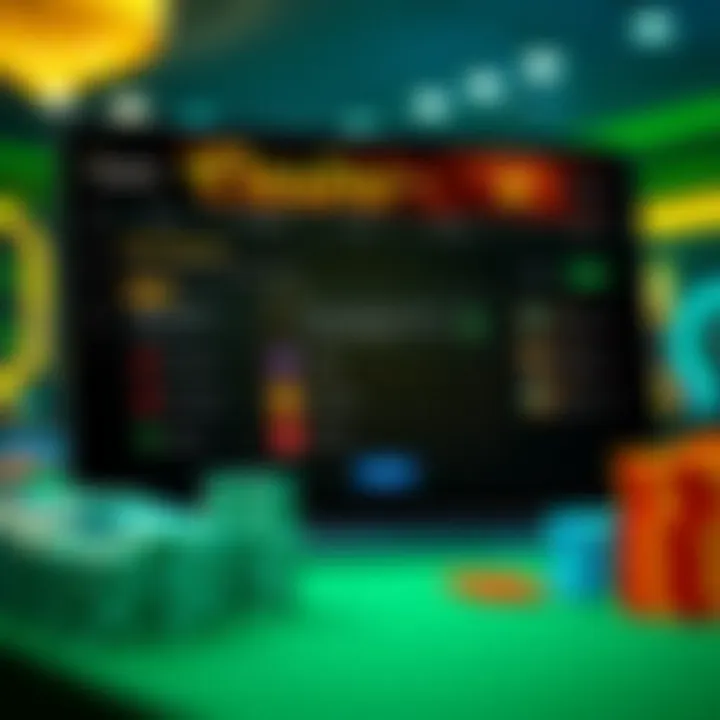 Dashboard showing options for deposits, withdrawals, and promotions in Casino Mate