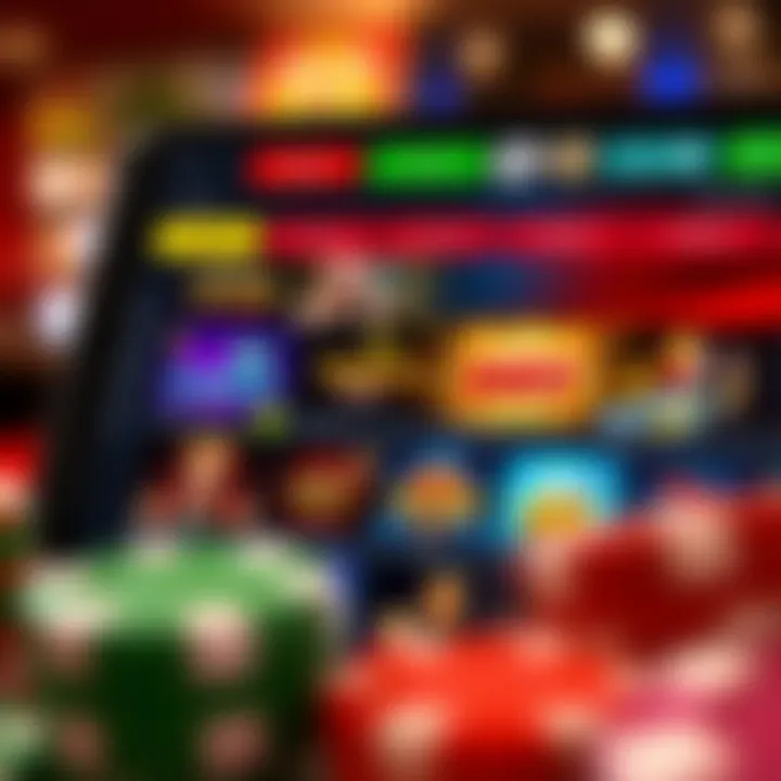 User interface of Casino Mate Android app showcasing a variety of casino games available for Australian players