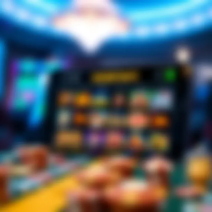 Mobile device showcasing the Casino Mate app's main gaming dashboard with various casino game icons