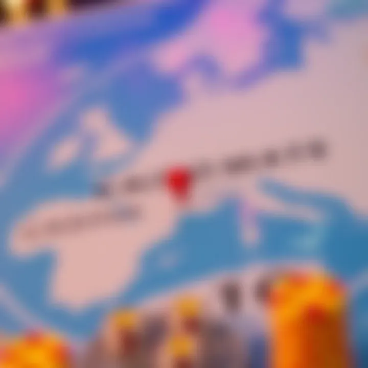 Map highlighting Casino Mate's headquarters location and its online reach