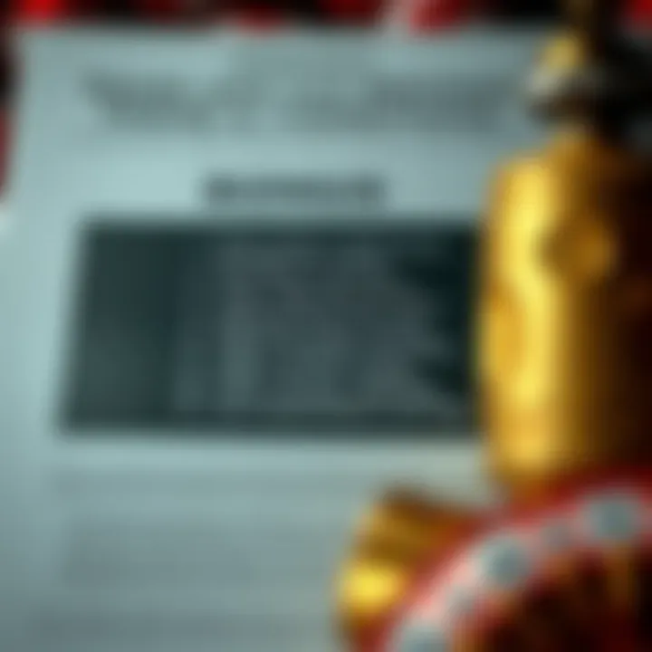 Conceptual graphic of bonus terms and conditions with highlighted key points