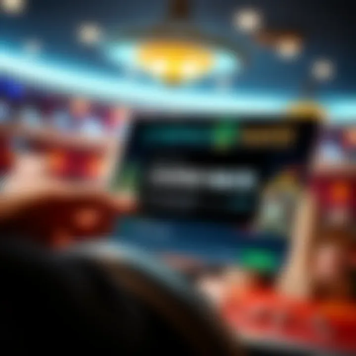 Illustration of a digital coupon code being redeemed on an online casino platform