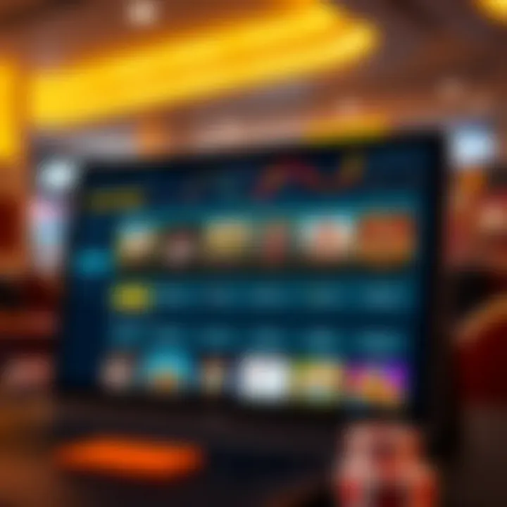 Interface displaying user-friendly layout with payment options and bonuses on Casino Mate.com