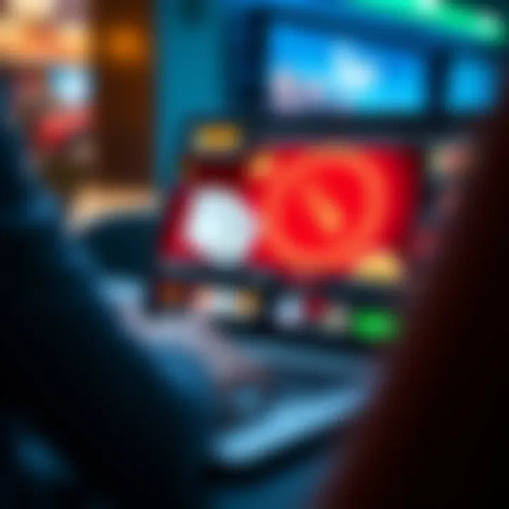 User interacting with Casino Mate Flash Casino interface on a laptop screen