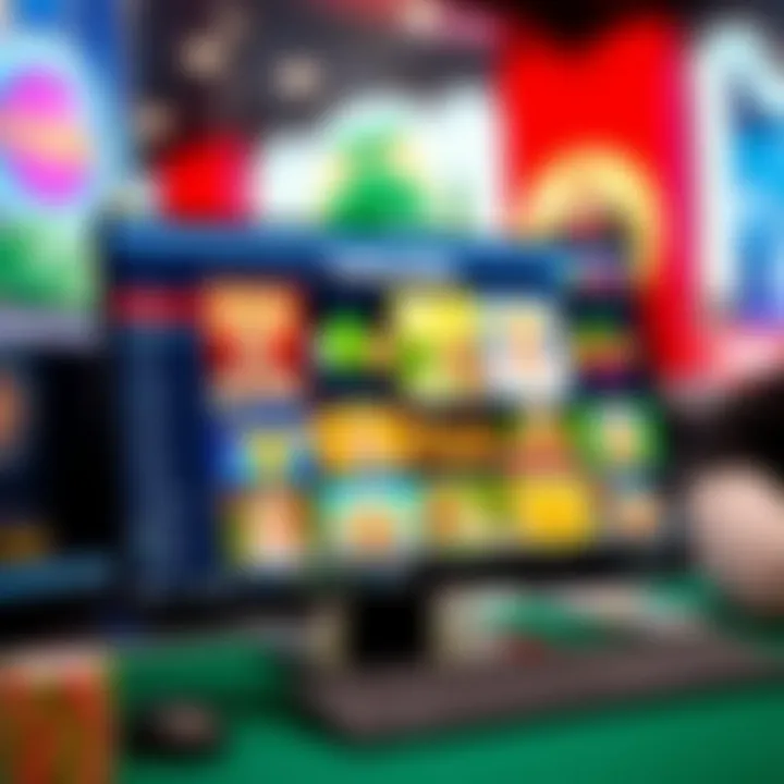 Screenshot of Casino Mate Instant Play showing diverse casino games on desktop