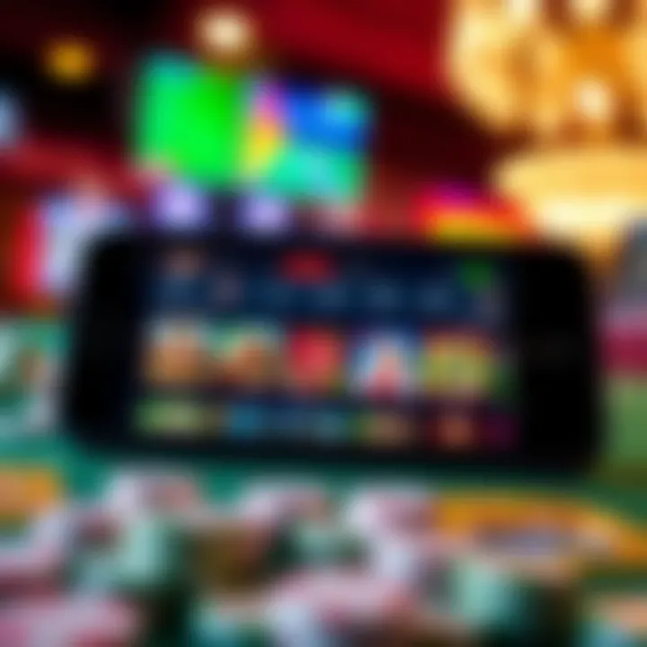 Mobile device displaying Casino Mate Instant Play supported casino games with smooth compatibility