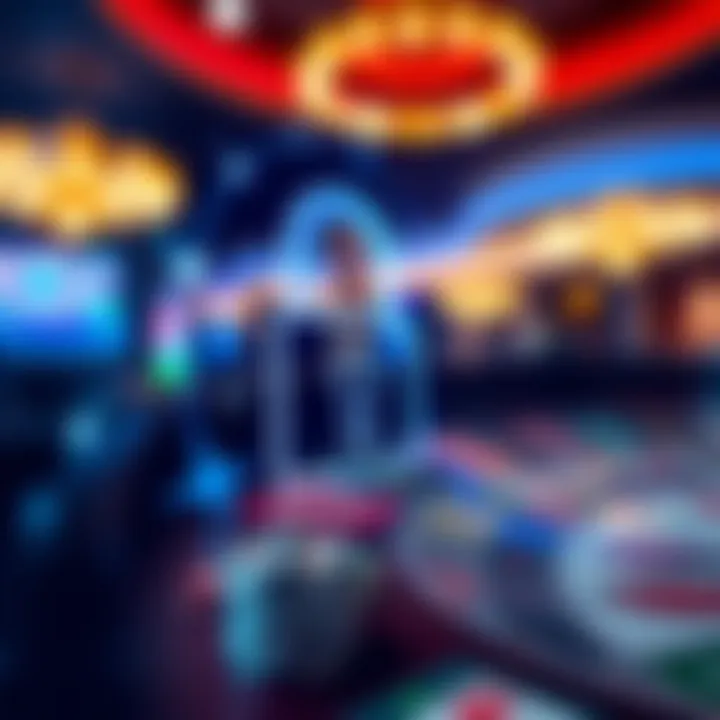Close-up of a digital security lock symbolizing online casino safety measures