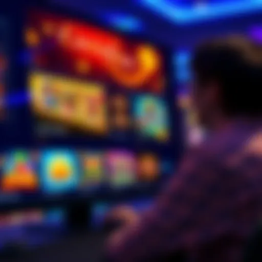 Overview of Casino-Mate NDB Game Variety User browsing Casino-Mate NDB platform showcasing various slot and table games