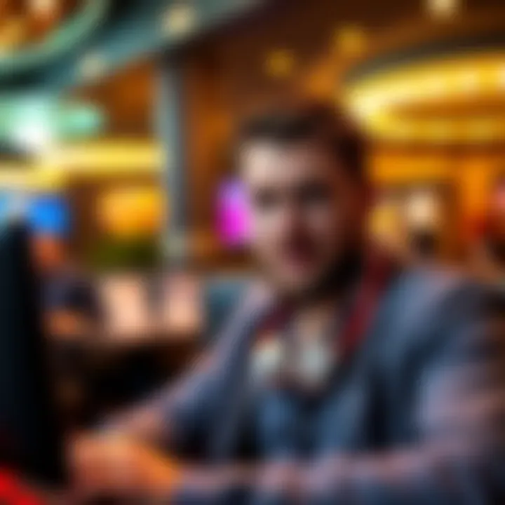 Australian player claiming a no deposit bonus on Casino Mate website