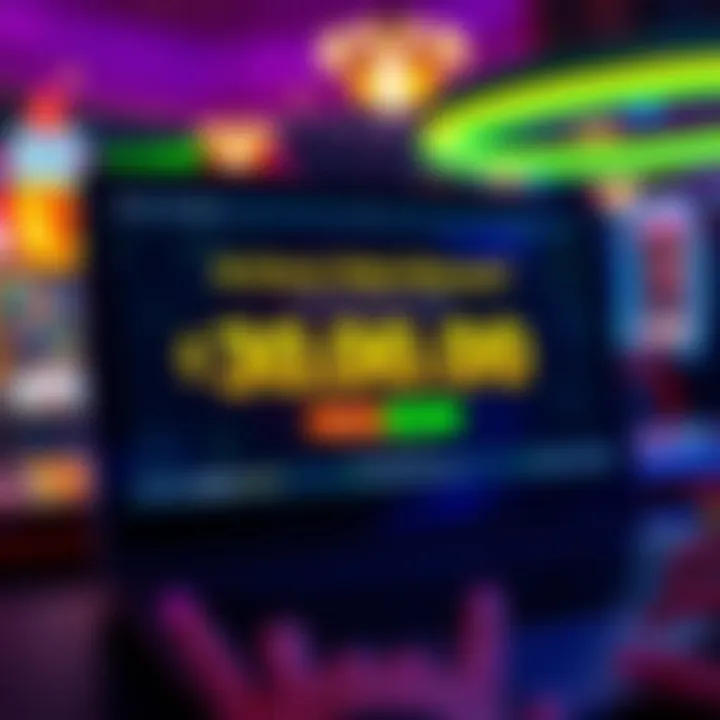 Illustration showing a digital casino screen highlighting bonus code entry and activation for online players