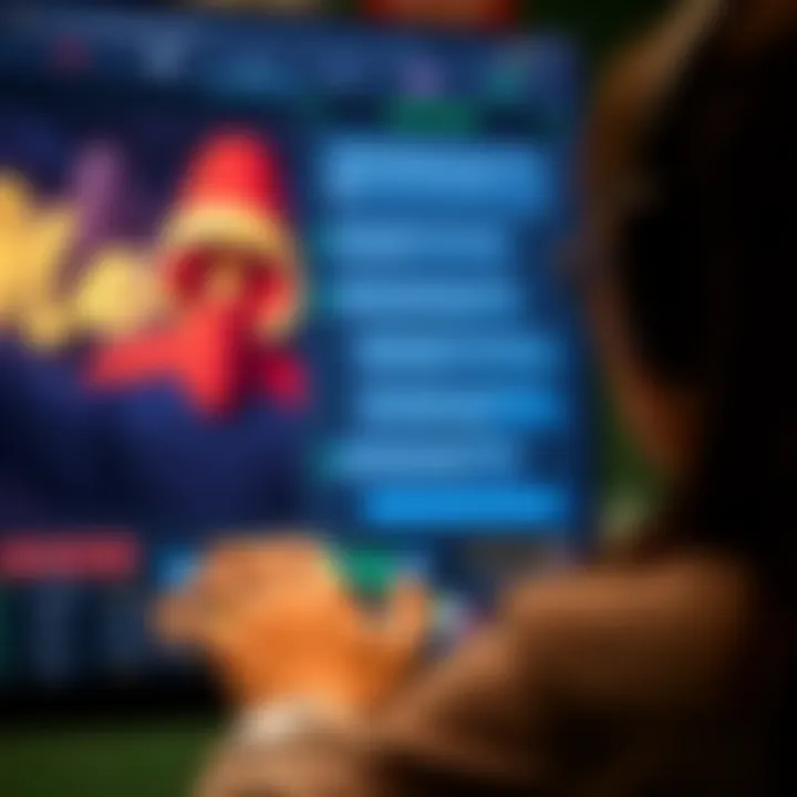 User interacting with a live chat window on a casino website interface