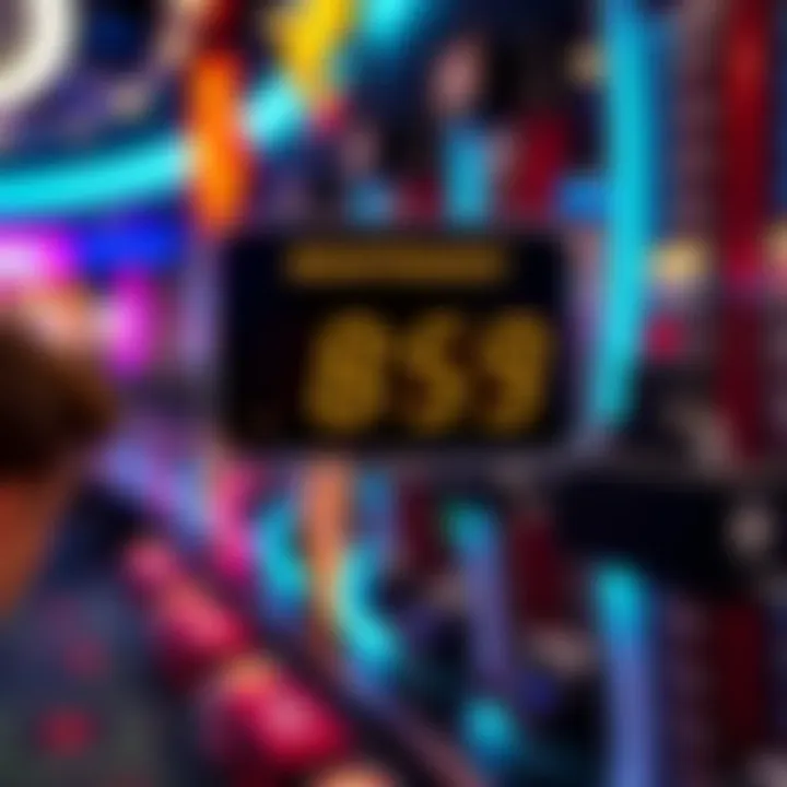 Digital clock displaying maintenance countdown on a casino platform
