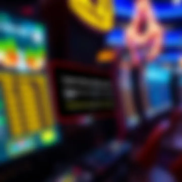 Notification screen showing casino platform outage message