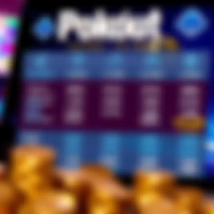 Graphic illustrating payout percentages and strategies for maximizing returns on pokies