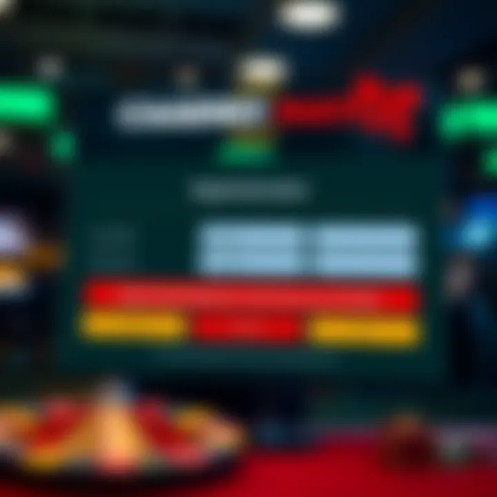 User-friendly registration form interface for Casino Mate platform