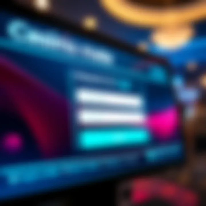 Secure login interface of Casino Mate platform displaying username and password fields