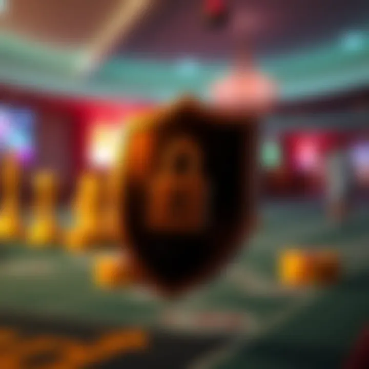 Ensuring Account Security During Casino-Mate Login Secure login shield icon representing protection for online gaming accounts