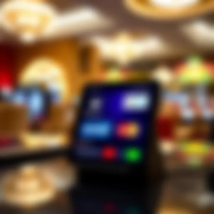 Secure online payment methods displayed on digital device