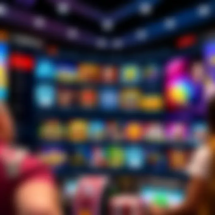 A secure online casino dashboard showcasing various game options and safety features