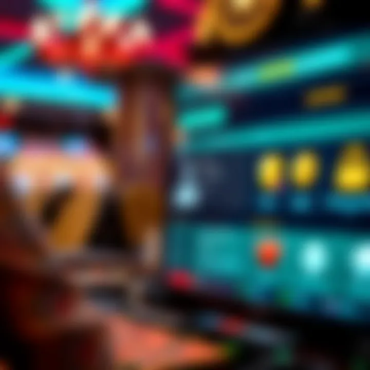 Secure online casino interface displaying customer support options and safety icons