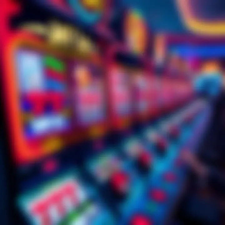 Bright casino interface highlighting bonus rounds and jackpot opportunities in slot games