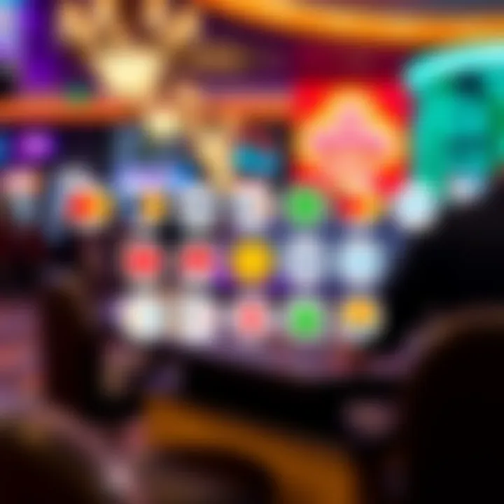 Illustration showing various payment method icons for online casino withdrawals