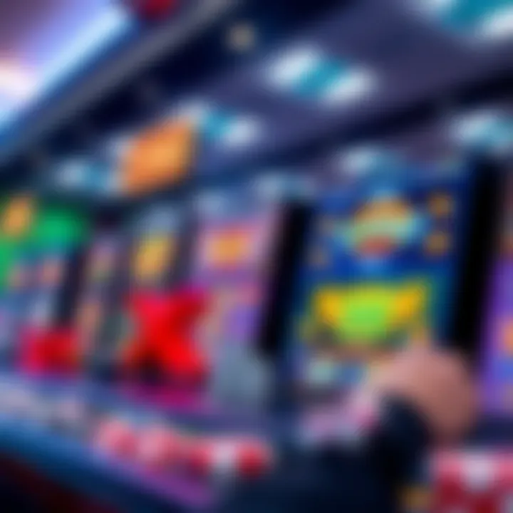 Comparison of game selections and bonus offers at two online casinos