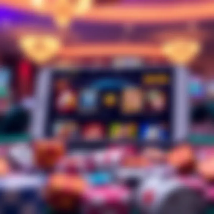 Screenshot of Casino Mate mobile platform displaying game selection and user interface