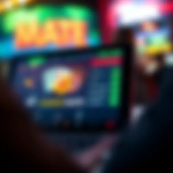 User interface showing casino bonus offers and payment options on an electronic device
