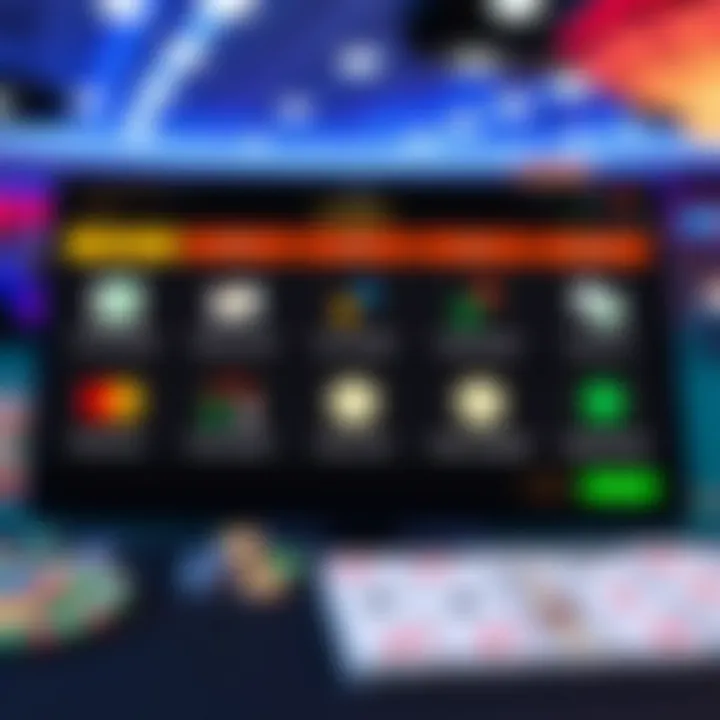 Display of secure payment options available on Casino Mate desktop platform