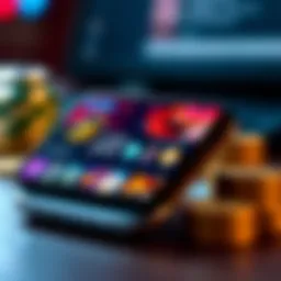 Screenshot of Casino Mate app homepage on a smartphone displaying game options