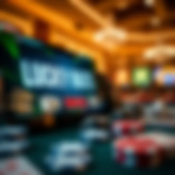 Lucky Mate Casino Promo Code and Bonus Offer Lucky Mate Casino promotional code displayed on a digital screen with casino chips and cards