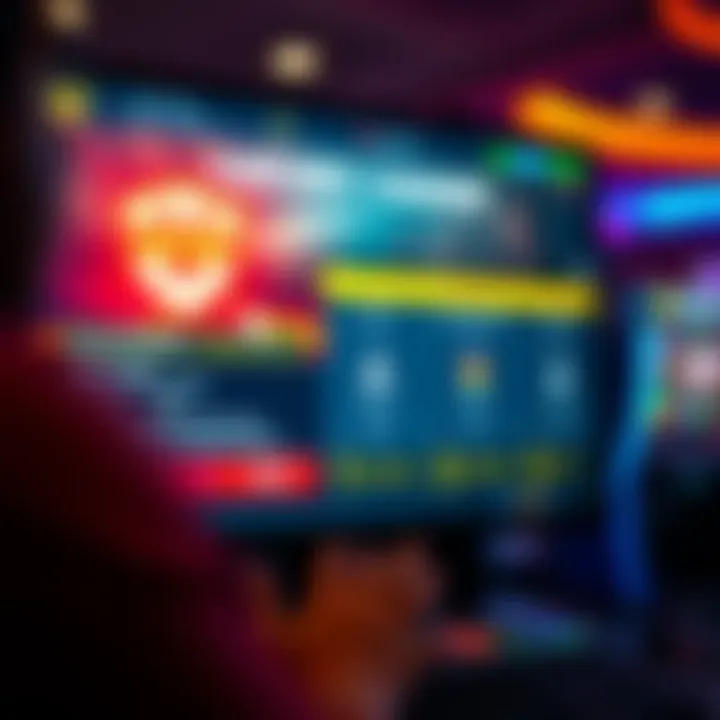 Secure online gambling interface highlighting encryption and fairness