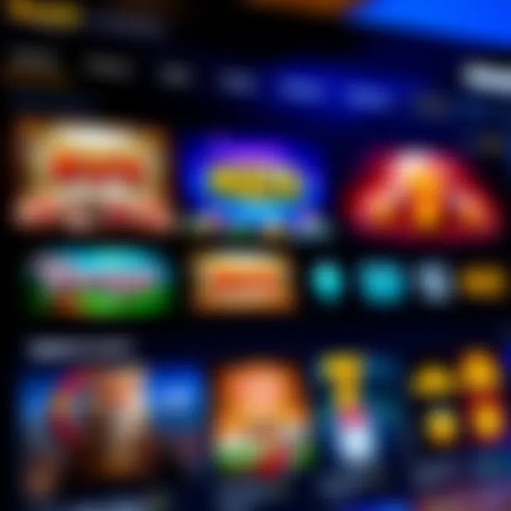 Interface displaying Mate Casino game selection with vibrant slot and table game icons