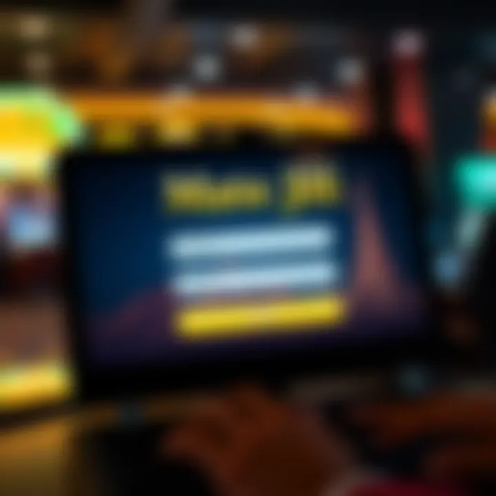User interface displaying Mate Jili Casino login screen with username and password fields
