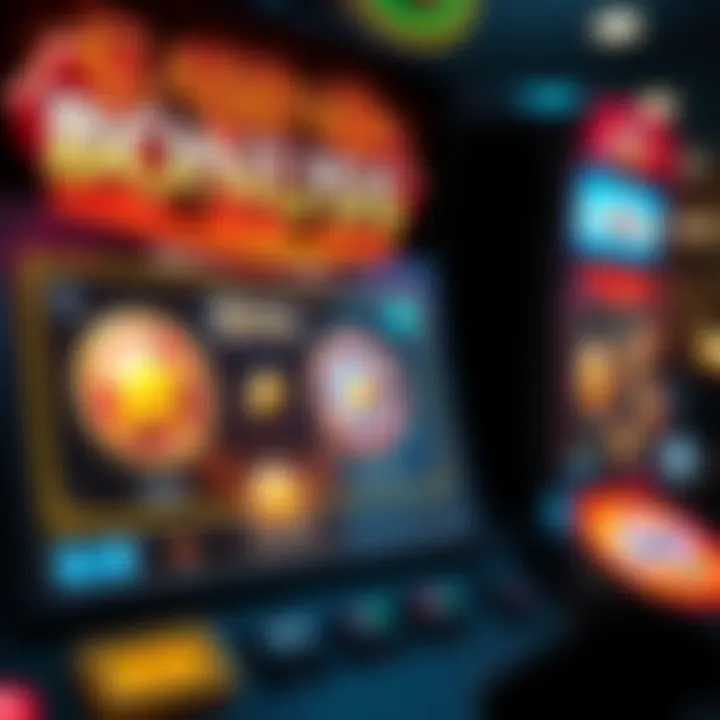 Graphic showing a casino game interface with highlighted bonus spin icons and tips for maximizing rewards