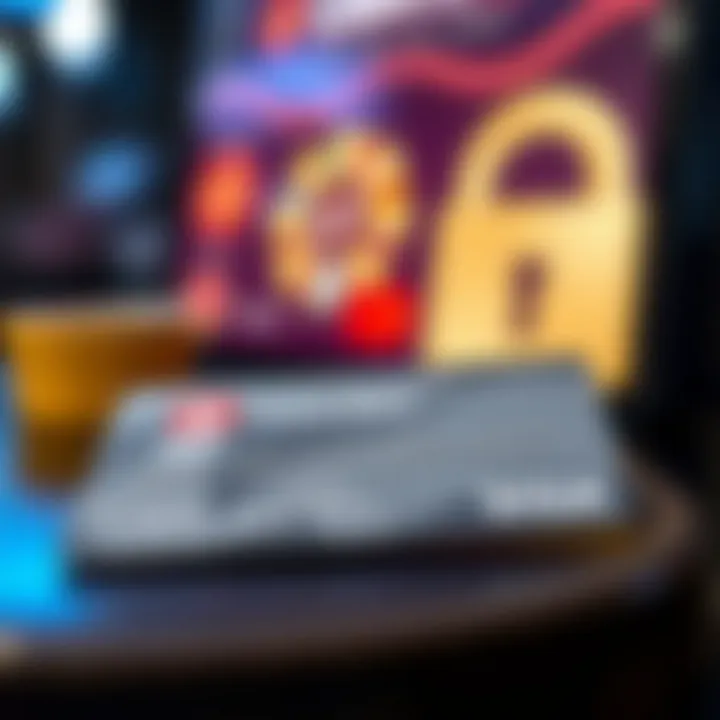 Visa card with Casino Mate logo symbolizing secure online withdrawal