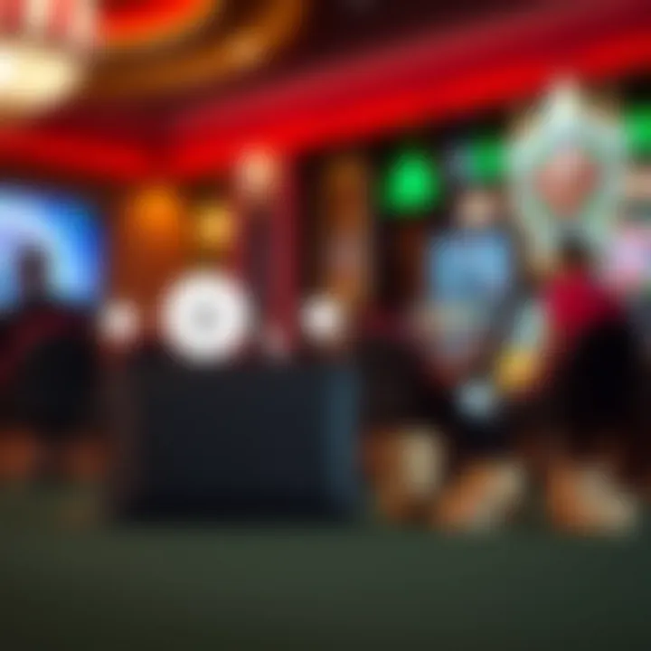 Digital wallet icons symbolizing various payment options for online casino users