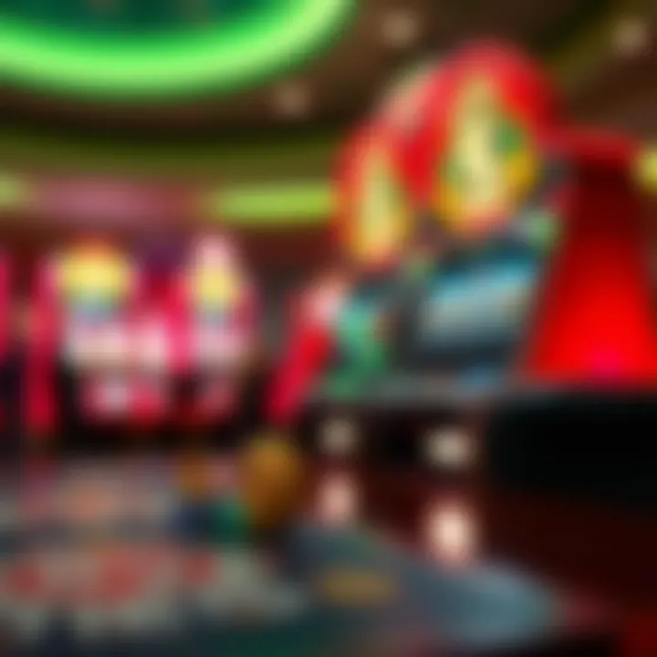 Illustration of secure digital payment methods for online gambling transactions