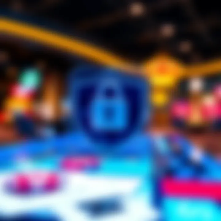 Secure online payment methods showcased on a virtual platform