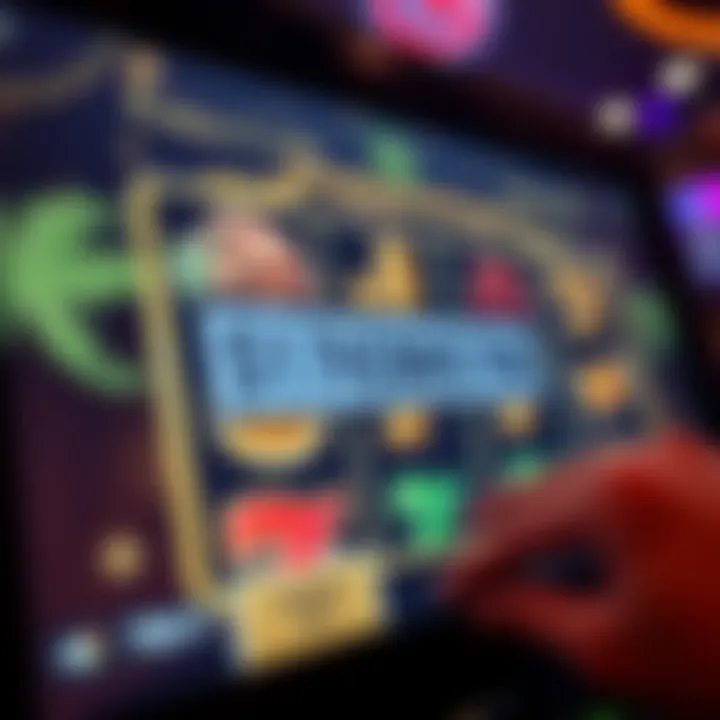 Digital representation of a casino bonus code being activated on an online slot interface