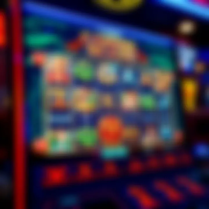 Casino Mate online slot interface showing bonus features and payout options