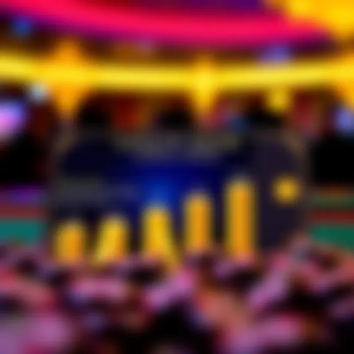 Illustration of a casino loyalty card with glowing points accumulating