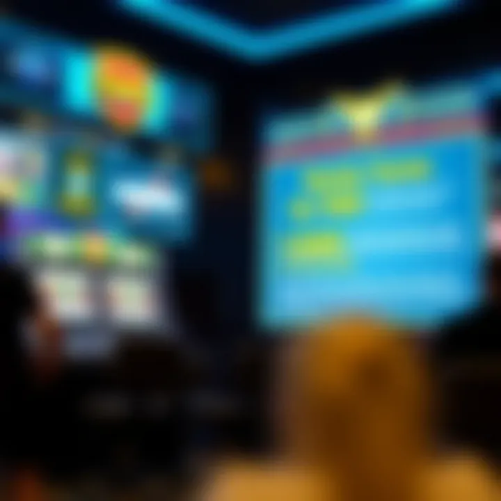 Illustration of secure online gambling environment with highlighted bonus perks and terms