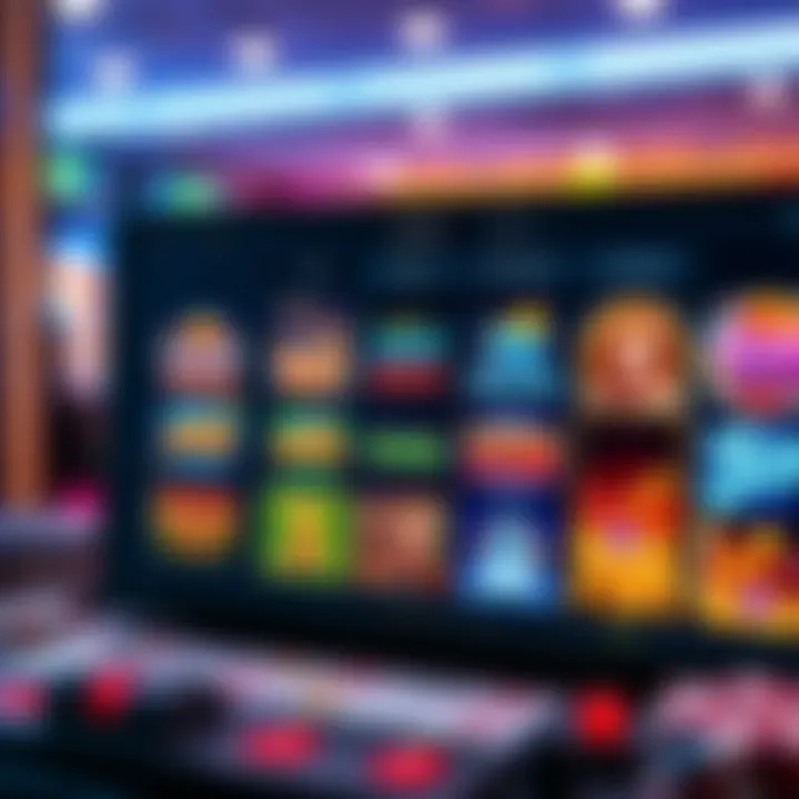 User-friendly online casino dashboard displaying a variety of slot games for free play