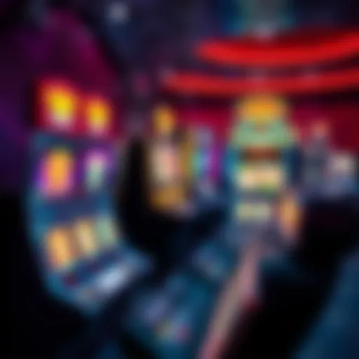 Colorful online casino game interface with various slot machines and a user-friendly layout