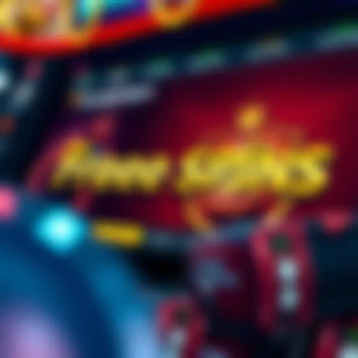 Visual representation of free spins bonus terms and conditions on casino interface